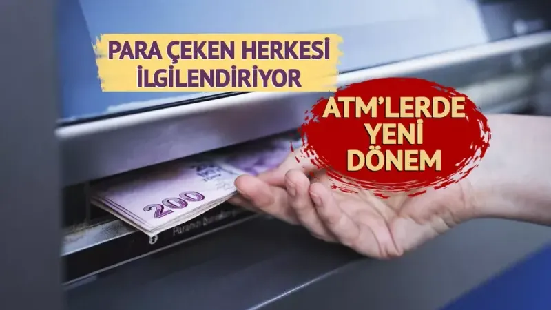 ATM'den para çekenler dikkat! 