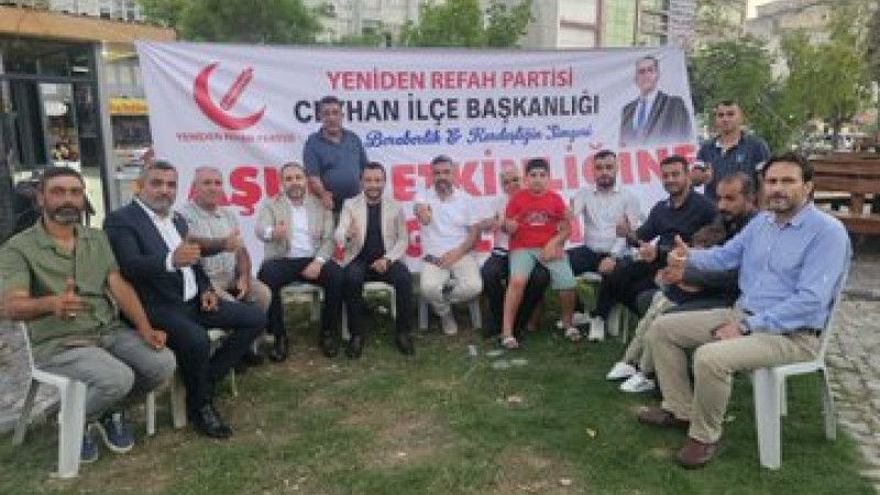 Refah Partisi Ceyhan ilçe teşkilatı aşure etkinliği düzenledi .