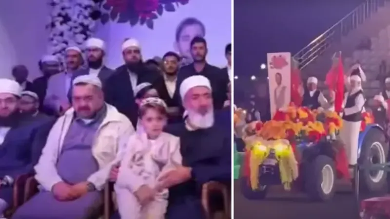 Menzilcilerin düğününde çok konuşulan görüntüler!