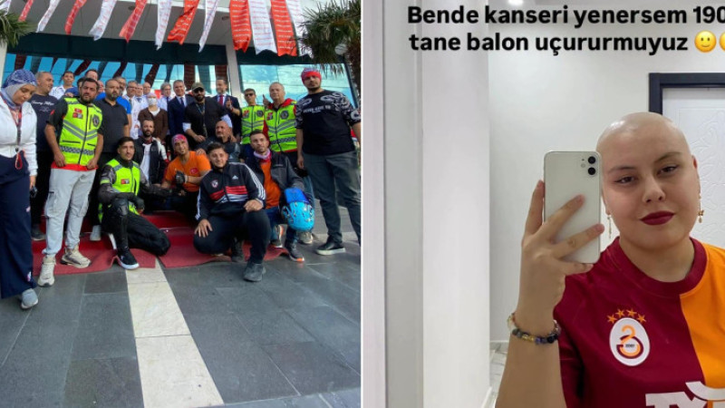 Moto Şövalye’den Kanser Savaşçısı Didem’e Anlamlı Destek: “1905 Motorcu, 1905 Balon”